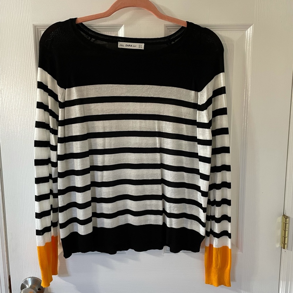 Zara Knit Striped Sweater
